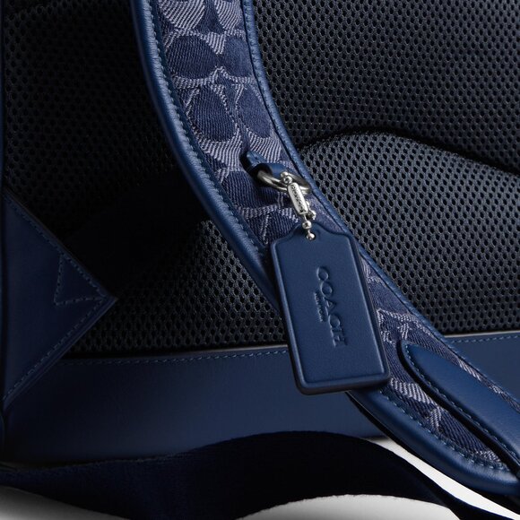 Charter Backpack In Signature Denim - Picture 11 of 16